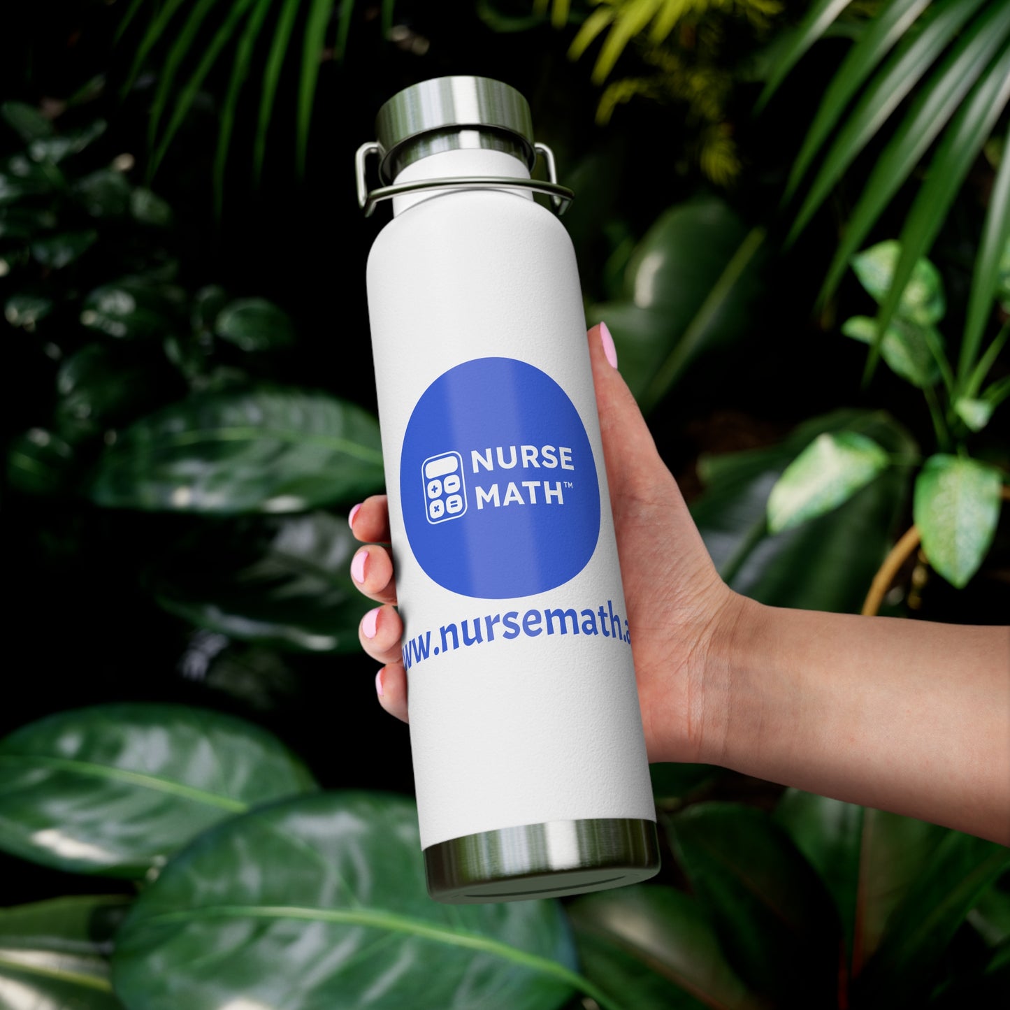 Nurse Math Copper Vacuum Insulated Bottle, 22oz
