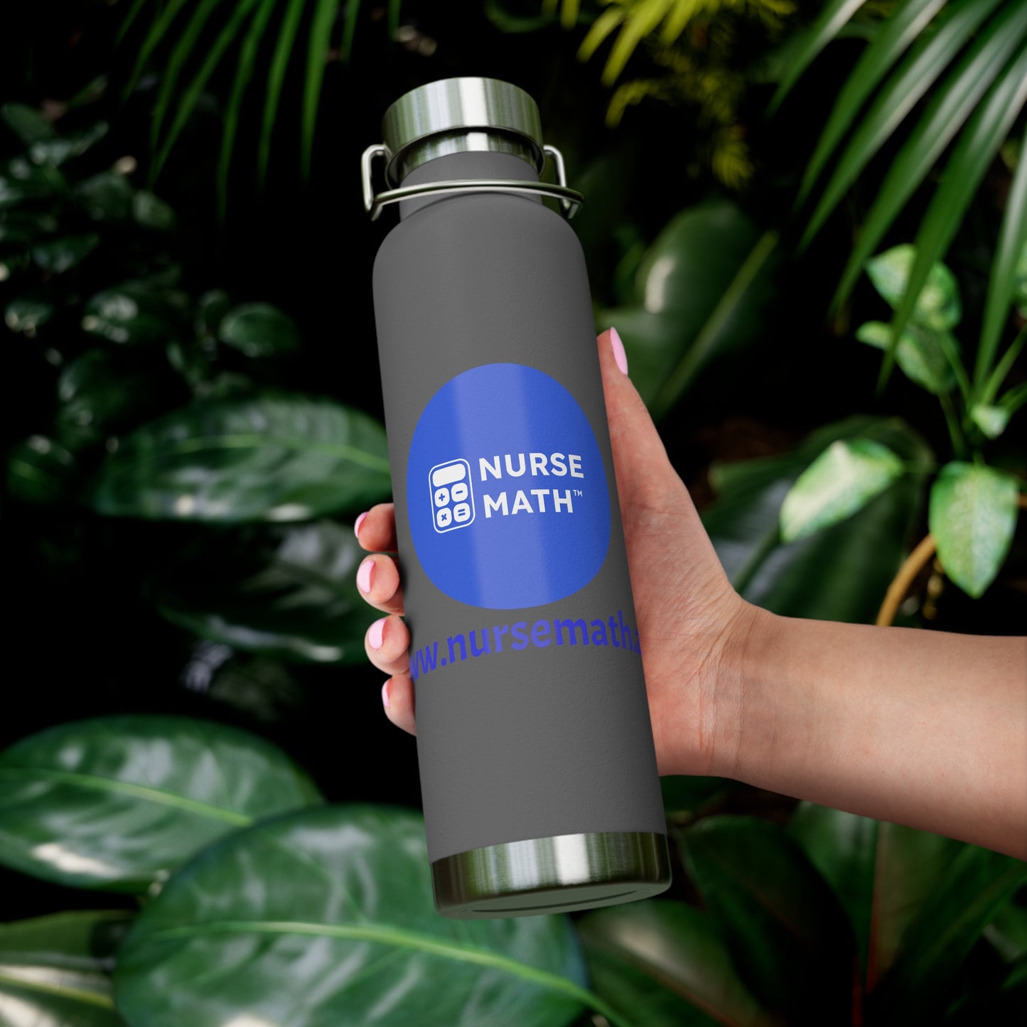 Nurse Math Copper Vacuum Insulated Bottle, 22oz