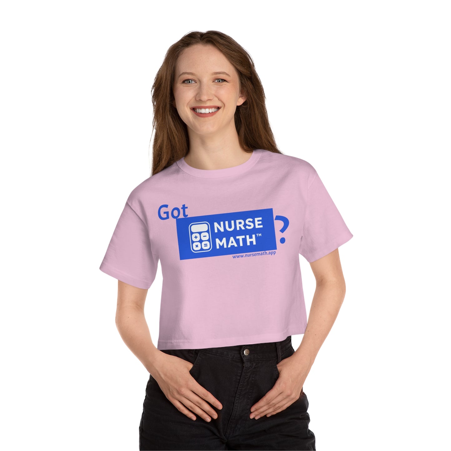 Got Nurse Math Champion Women's Heritage Cropped T-Shirt