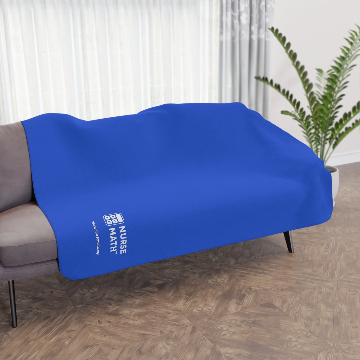 Nurse Math Sherpa Blanket