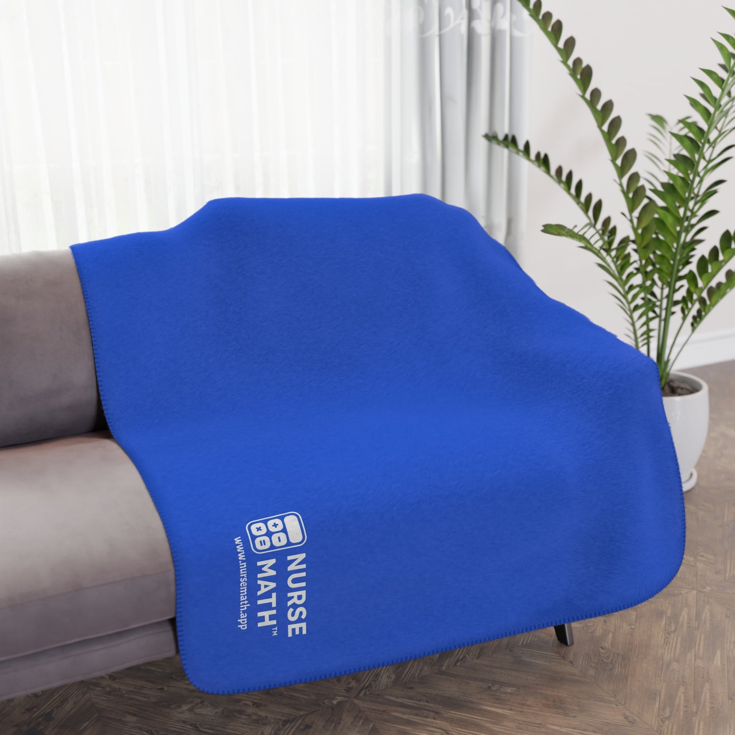 Nurse Math Sherpa Blanket