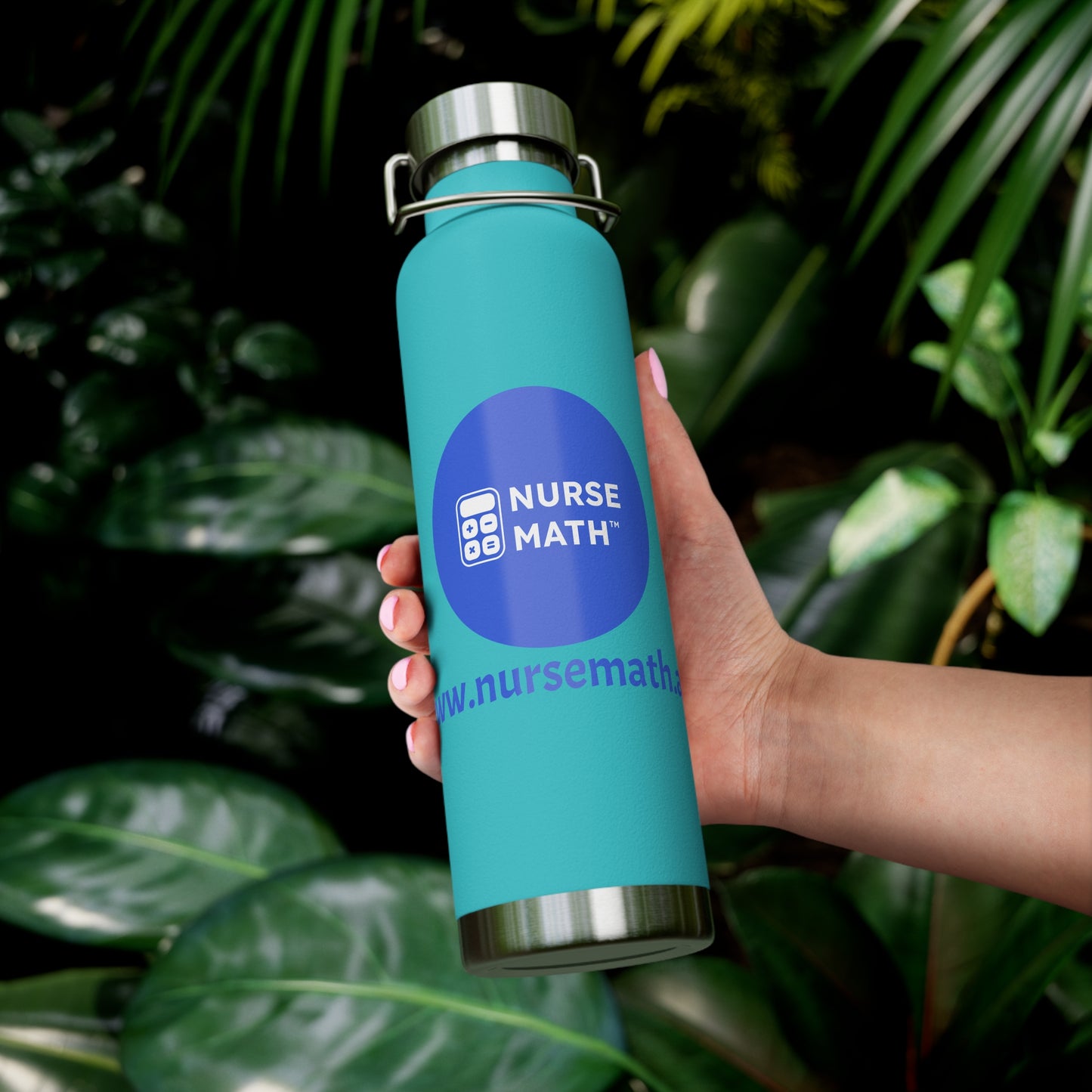 Nurse Math Copper Vacuum Insulated Bottle, 22oz