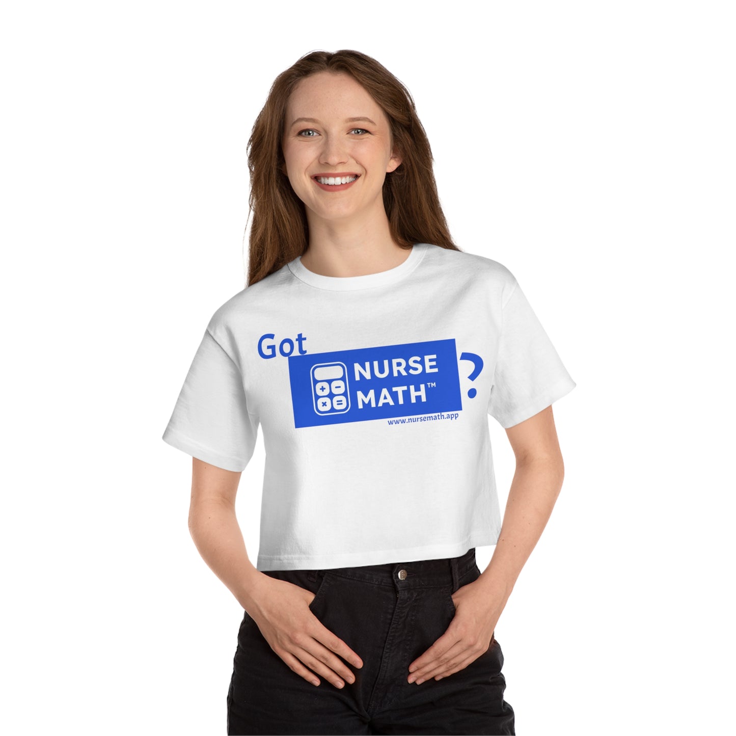 Got Nurse Math Champion Women's Heritage Cropped T-Shirt