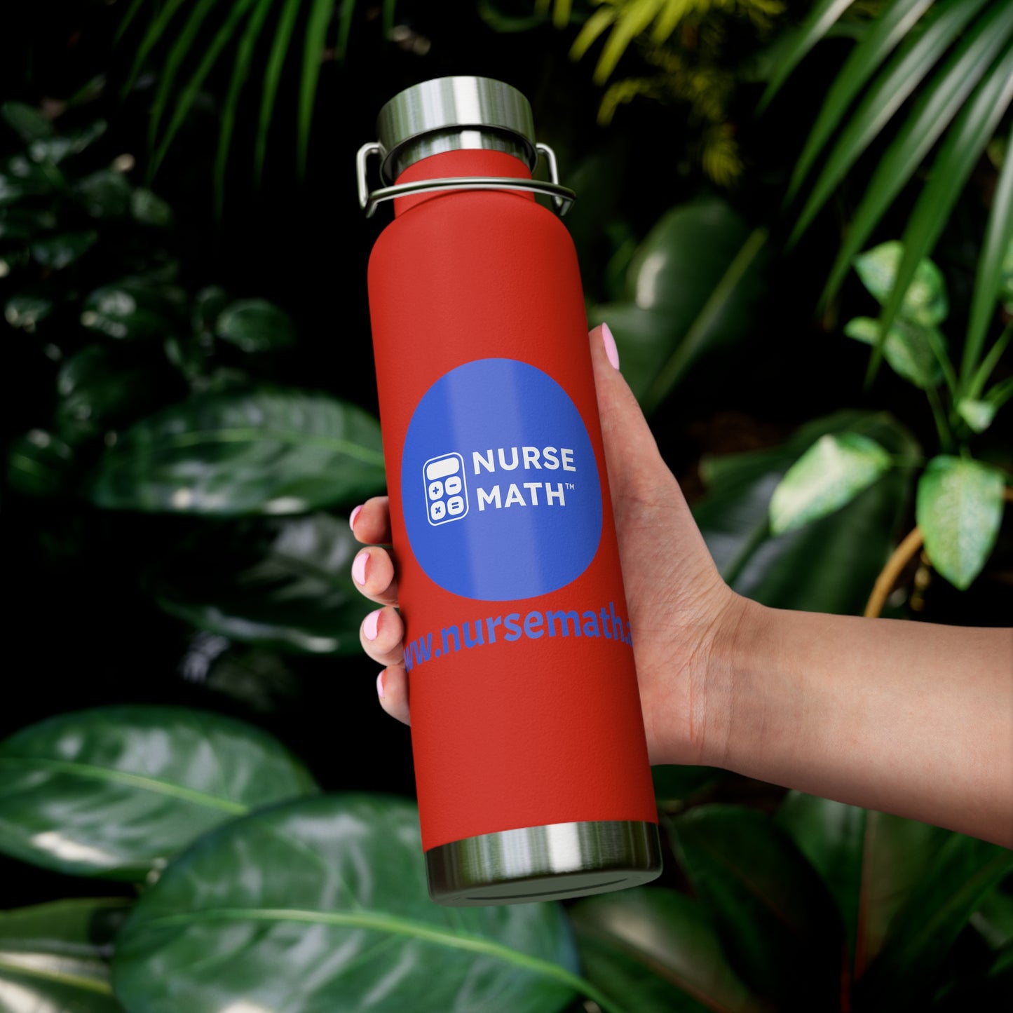 Nurse Math Copper Vacuum Insulated Bottle, 22oz