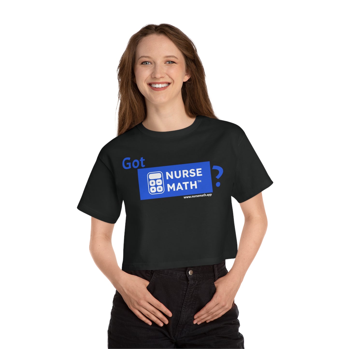 Got Nurse Math Champion Women's Heritage Cropped T-Shirt
