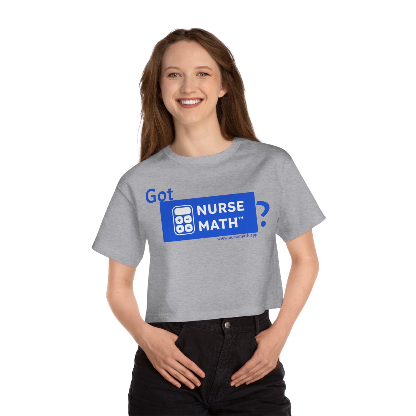 Got Nurse Math Champion Women's Heritage Cropped T-Shirt