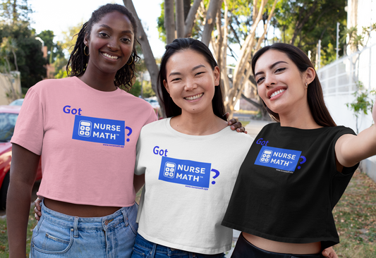 Camiseta recortada Heritage para mujer Got Nurse Math Champion