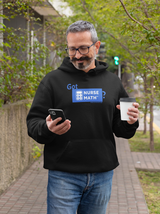 Enfermera Matemáticas Sudadera con capucha para hombre